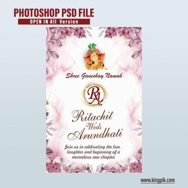 Wedding Welcome Standee Board Banner