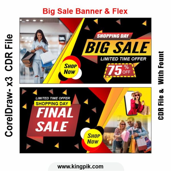 Big Sale Banner & Flex CDR File