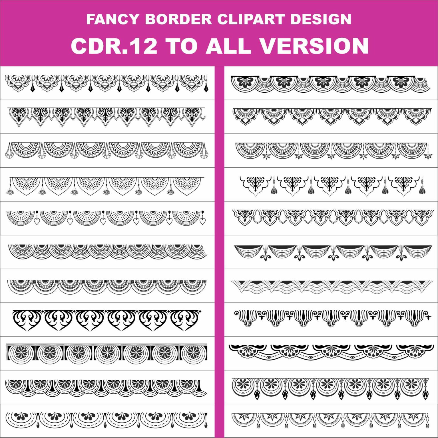 Fancy Border Clipart Design - KingPik