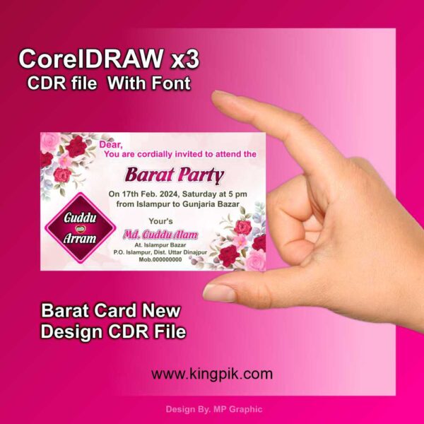 Barat Card New Design CDR File