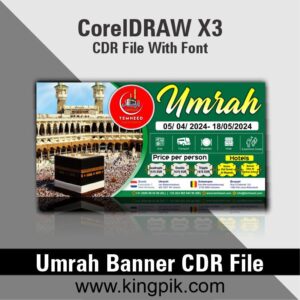 Umrah Banner CDR File