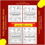 4 Latest Shadi Card Package Design with Fonts CDR