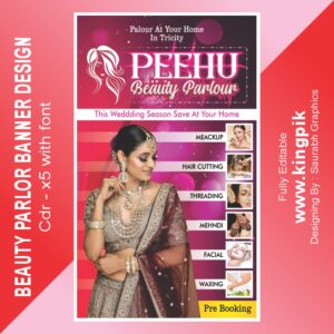 Beauty Parlor Banner Design