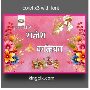 wedding car name poster hindi