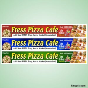 New Fast food restaurant flex banner design cdr file