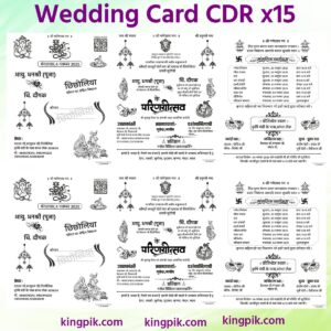 Best Wedding card Desigin Cdr