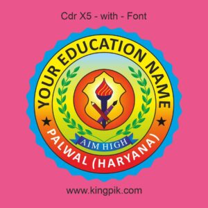 Education Logo Badge School Emblem Design cdr