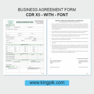 Business Agreement Format cdr
