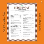 Modern cafe menu template cdr