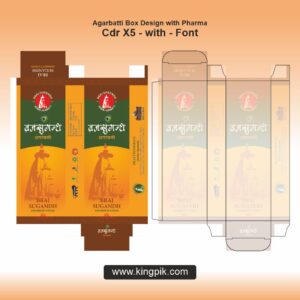 Agarbatti Packaging Box cdr Design