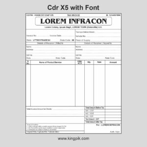 Business Billing Invoice Format cdr