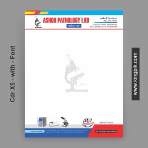 Pathology Lab Letterhead CDR Editable Template