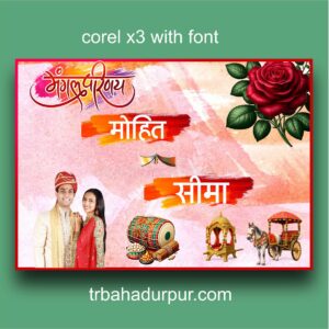 dulhan hum le jayenge car poster design cdr