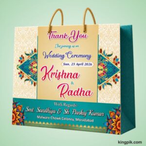 wedding bag design cdr file