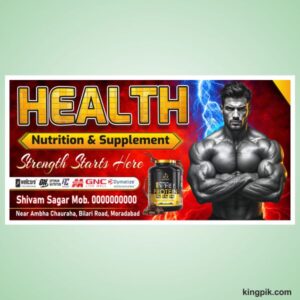 New GYM banner design cdr file