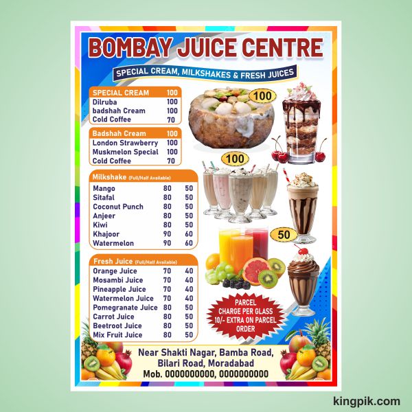 Fresh-fruit-juice-menu-card-design-cdr-file-7827225 Fresh fruit juice menu card design cdr file