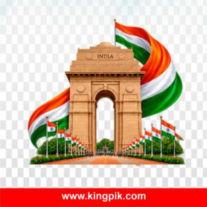 15 August India Gate PNG File