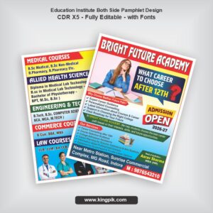 Education Institute Pamphlet Design
