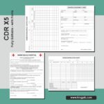 Hospital Complete Forms & Cover Design Set CDR